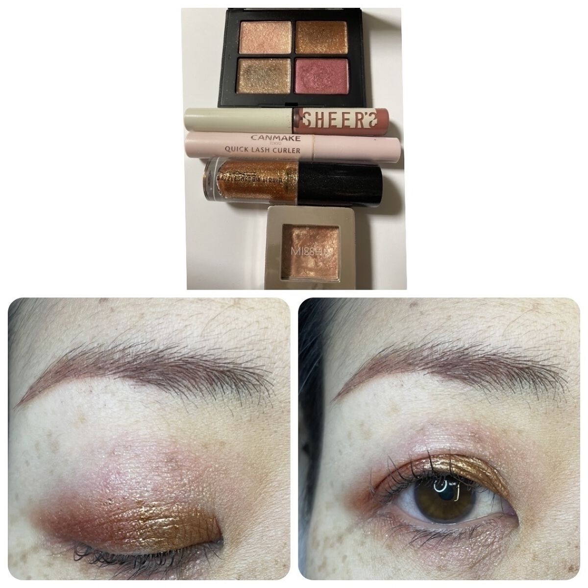 スキニーカラーブロウ/シアーズ/眉マスカラを使ったクチコミ（1枚目）