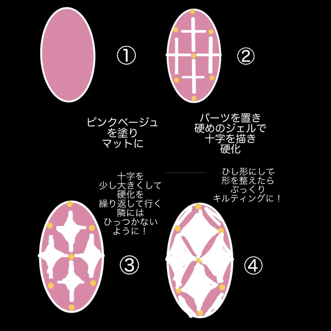 アイシングジェルネイル/セリア/ジェルネイルを使ったクチコミ（2枚目）