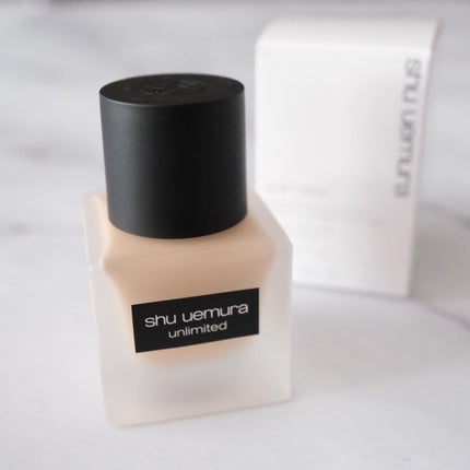 (旧)アンリミテッド ラスティング フルイド/shu uemura/リキッドファンデーションを使ったクチコミ(1枚目)