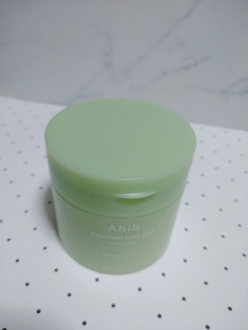 ドクダミカーミングタッチスポットパッド/Abib /トナーパッドを使ったクチコミ（1枚目）