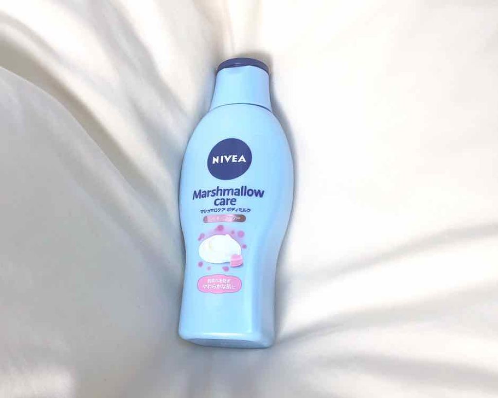 マシュマロケアボディミルク シルキーフラワーの香り/ニベア/ボディミルクを使ったクチコミ(1枚目)