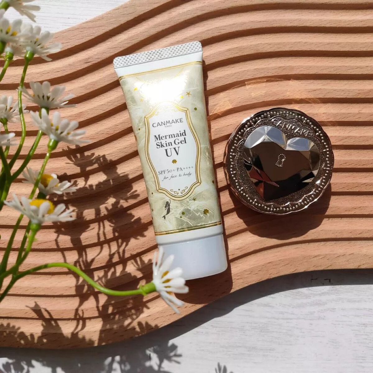 マーメイドスキンジェルUV/キャンメイク/日焼け止めジェルを使ったクチコミ（1枚目）