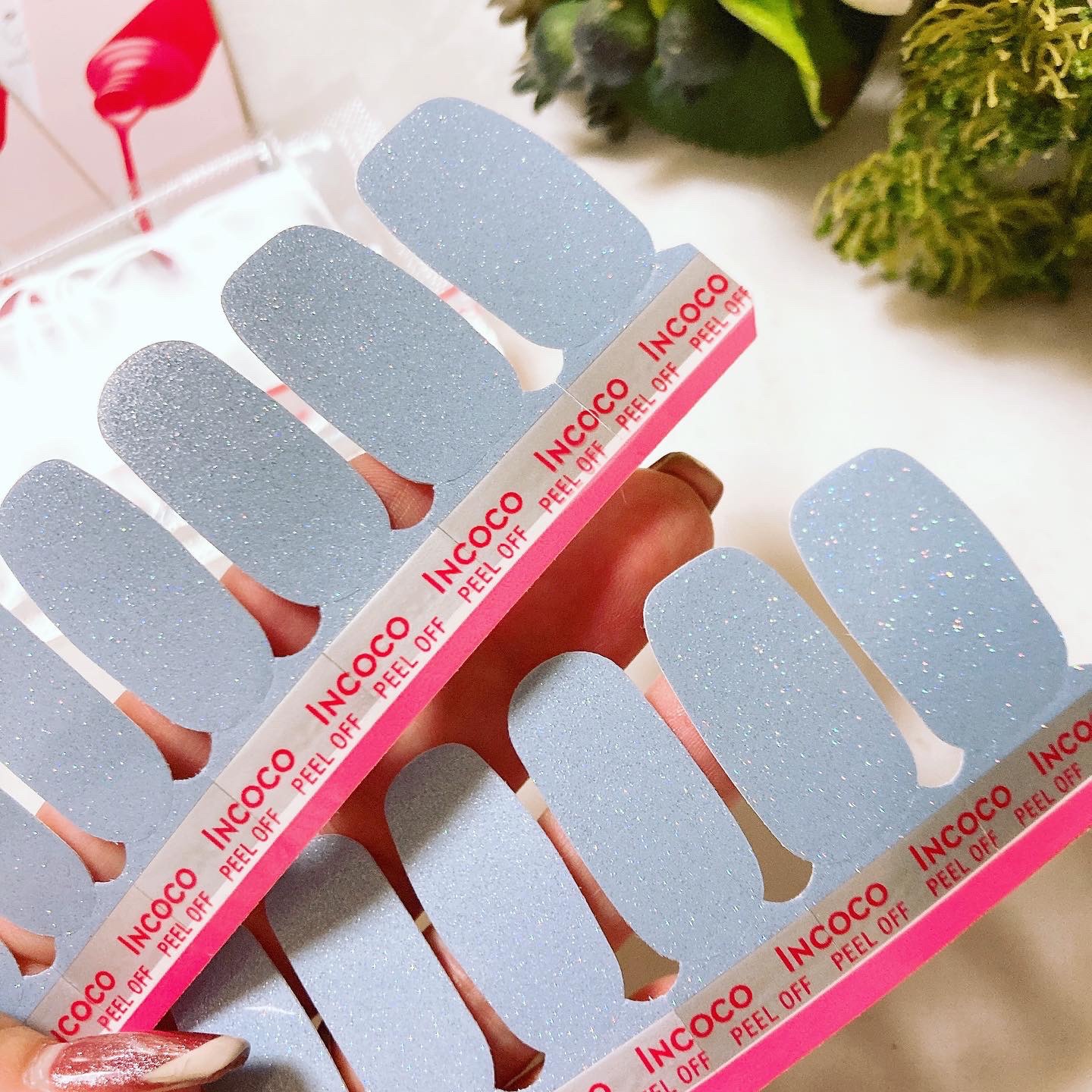 INCOCO インココ  マニキュアシート アーバン ライト（Urban Lights）/インココ/ネイルシールを使ったクチコミ（3枚目）