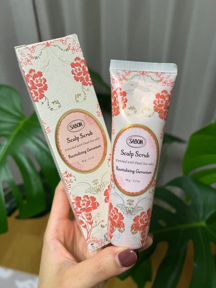 ヘッドスクラブ リプレニッシング(ゼラニウム)/SABON/ヘッドスクラブを使ったクチコミ(1枚目)