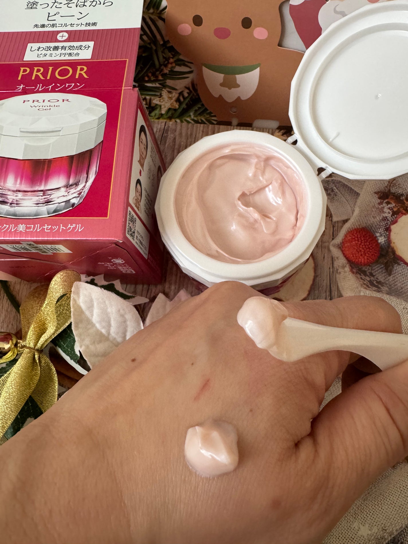 薬用 リンクル美コルセットゲル/プリオール/オールインワン化粧品を使ったクチコミ(4枚目)