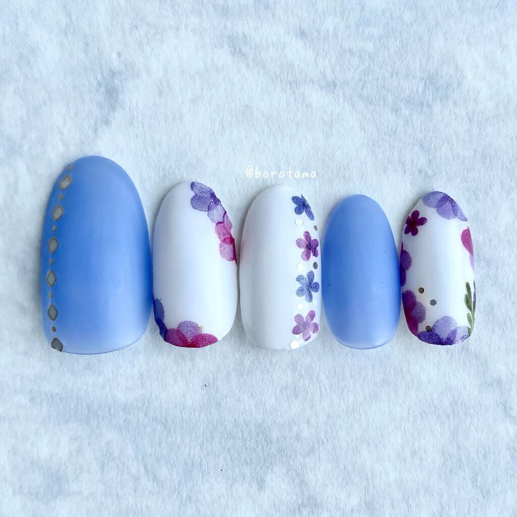 ネイルシール/セリア/ネイルシールを使ったクチコミ(6枚目)