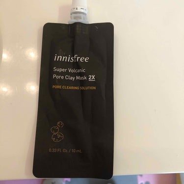 スーパーヴォルカニック ポアクレイマスク/innisfree/洗い流すパック・マスクを使ったクチコミ（1枚目）