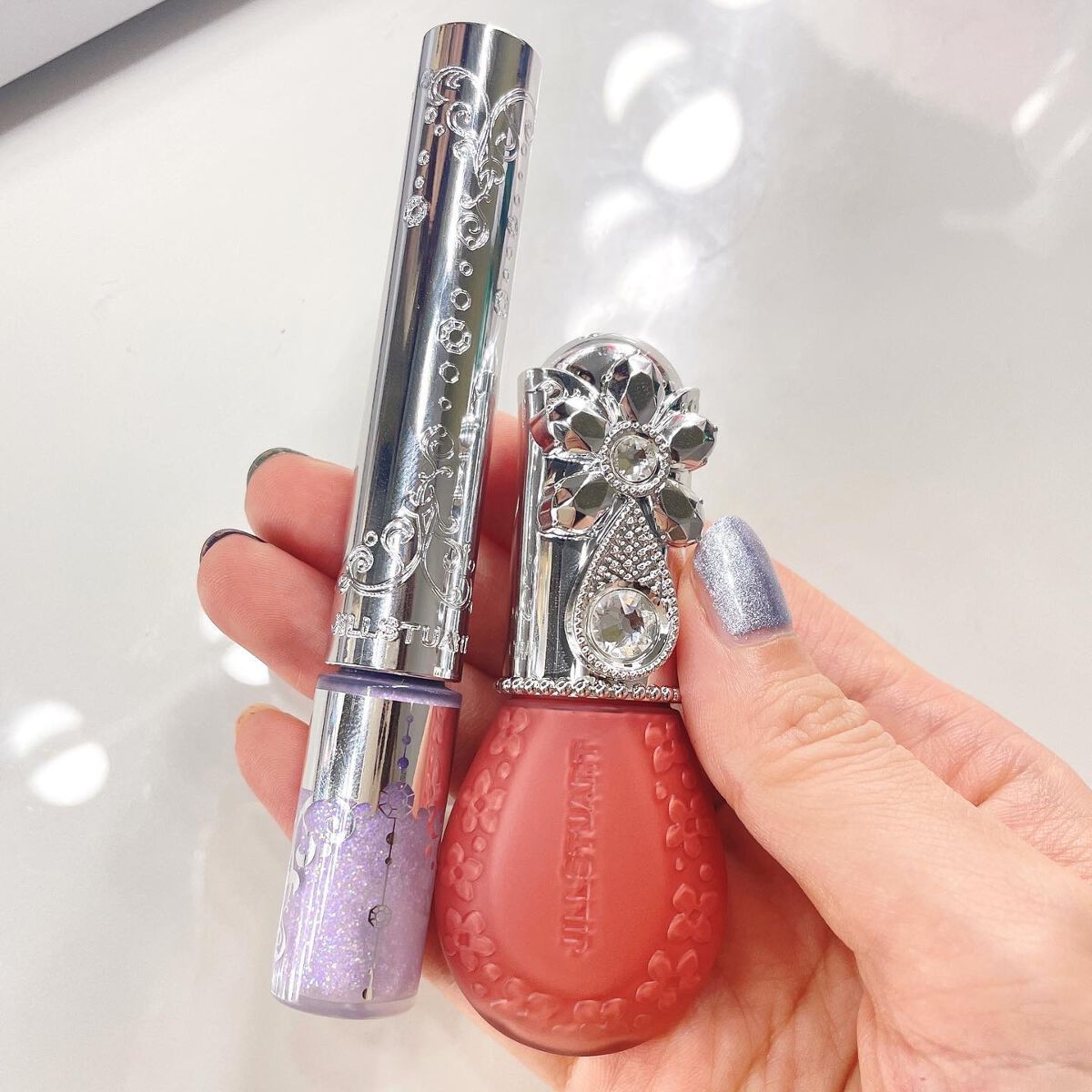 ジルスチュアート ブルームドロップ リップ＆チーク シフォン/JILL STUART/リキッドチークを使ったクチコミ（1枚目）