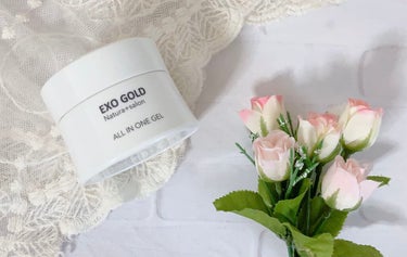 EXO GOLDオールインワンジェル/Natura＋Salon/オールインワン化粧品を使ったクチコミ（2枚目）