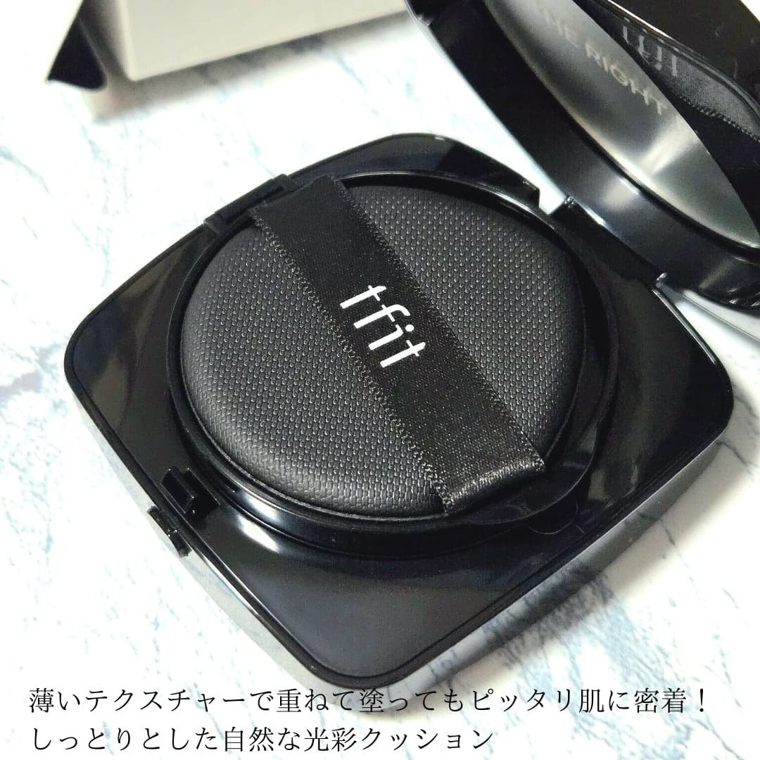 レイヤリングフィット グロークッションEX/TFIT/クッションファンデーションを使ったクチコミ(2枚目)