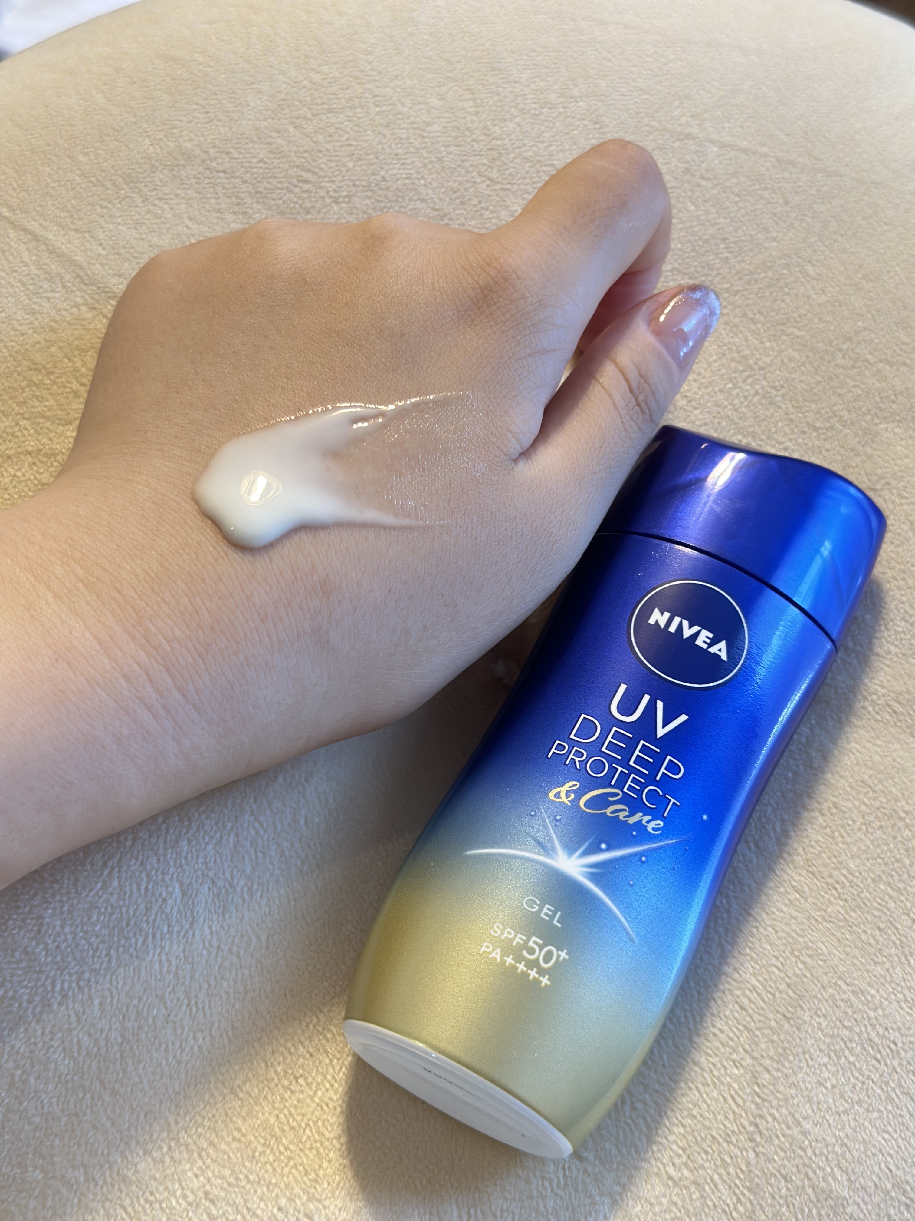 ニベアUV ディープ プロテクト＆ケア ジェル/ニベア/日焼け止めジェルを使ったクチコミ（3枚目）