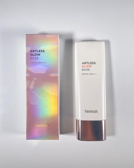 アートレスグロウベース/heimish/化粧下地を使ったクチコミ(8枚目)