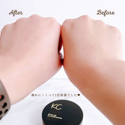 SIWA-KC オールインワンクッション/ハーブ健康本舗/クッションファンデーションを使ったクチコミ(7枚目)