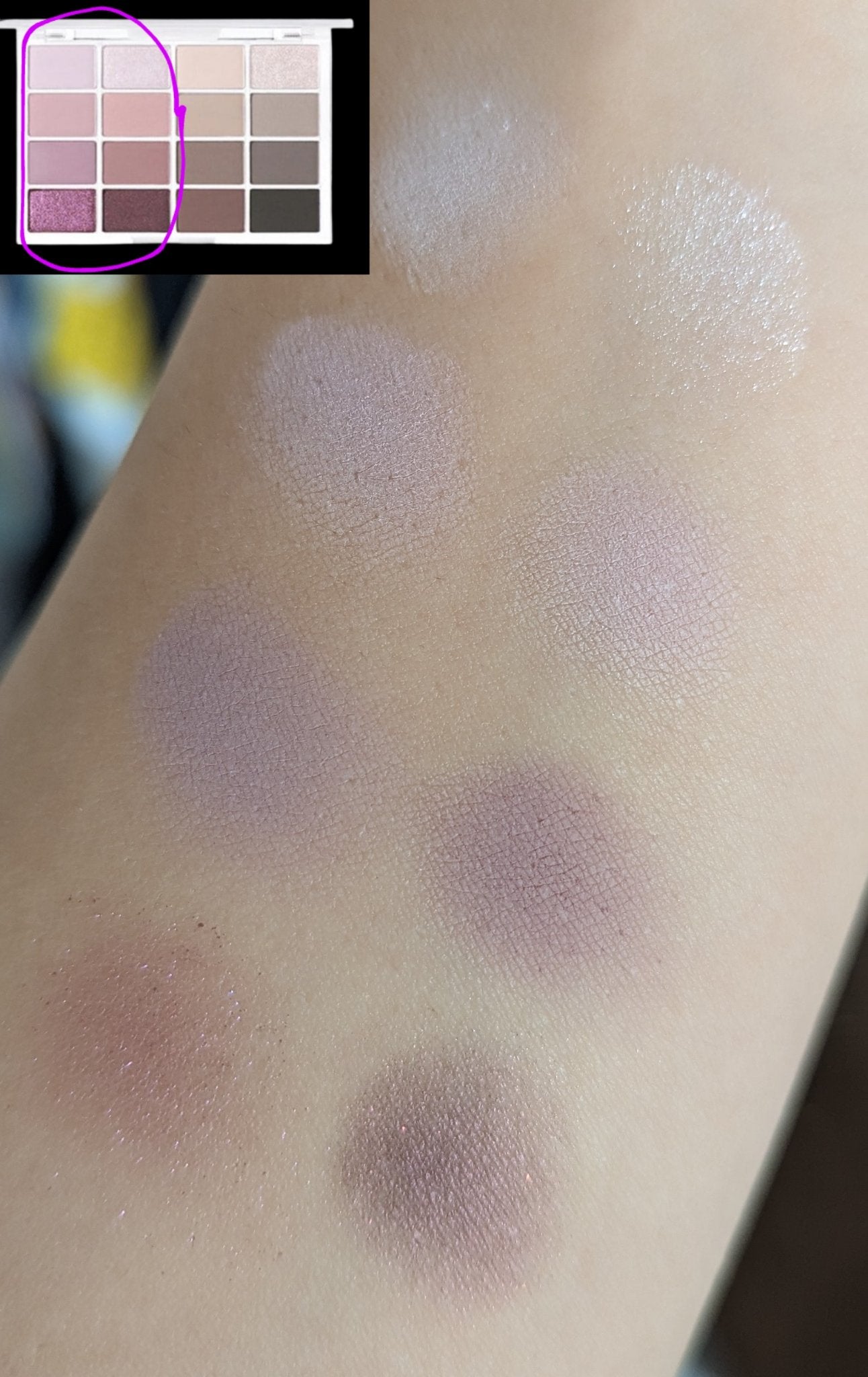 ソフトブラーリングアイパレット/wakemake/アイシャドウパレットを使ったクチコミ(2枚目)