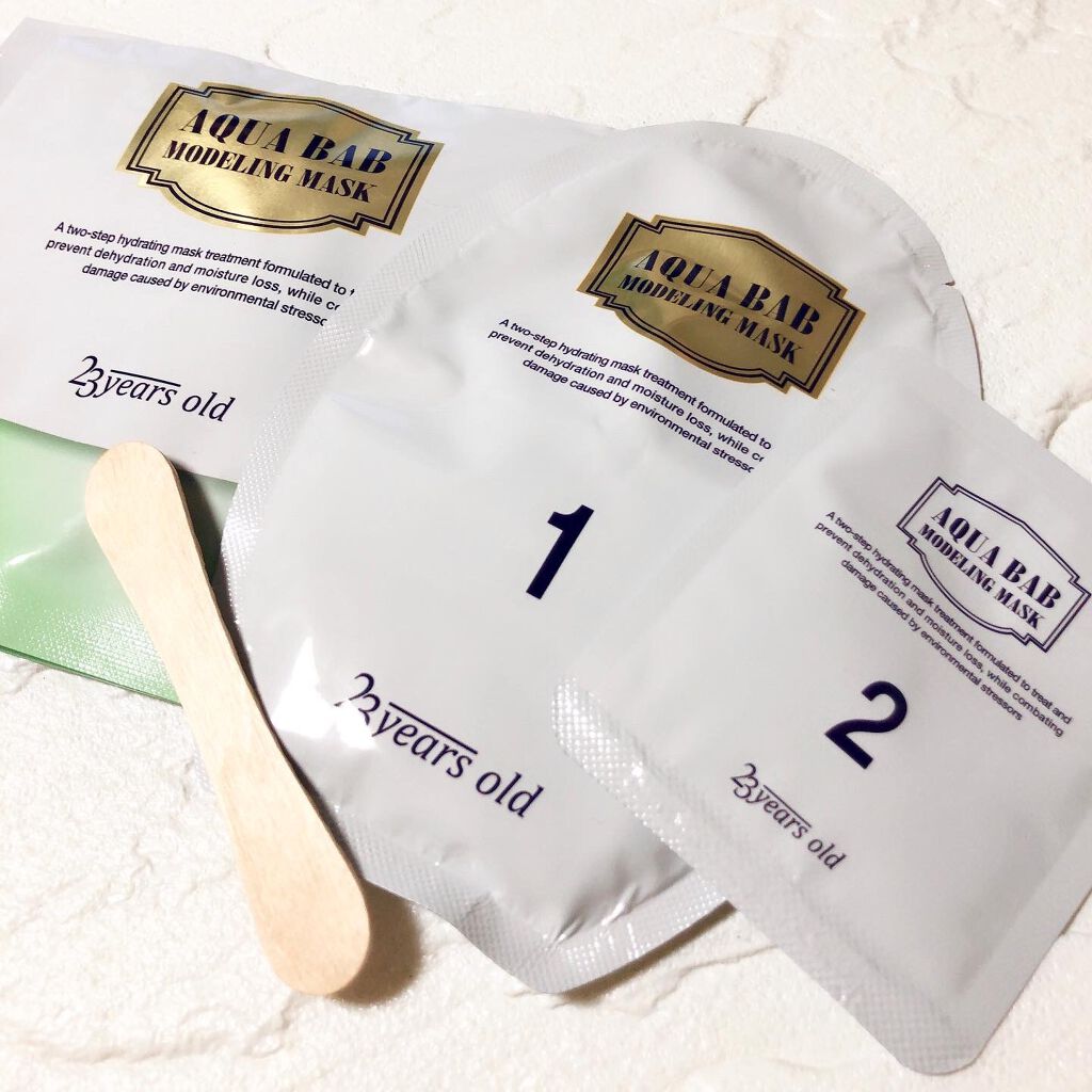 アクアバムモデリングマスク/23years old/洗い流すパック・マスクを使ったクチコミ(2枚目)