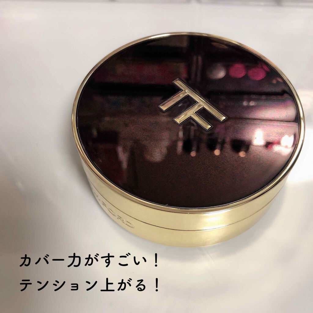 トレースレス タッチ ファンデーション SPF 45 サテンマット クッション コンパクト/TOM FORD BEAUTY/クッションファンデーションを使ったクチコミ(2枚目)