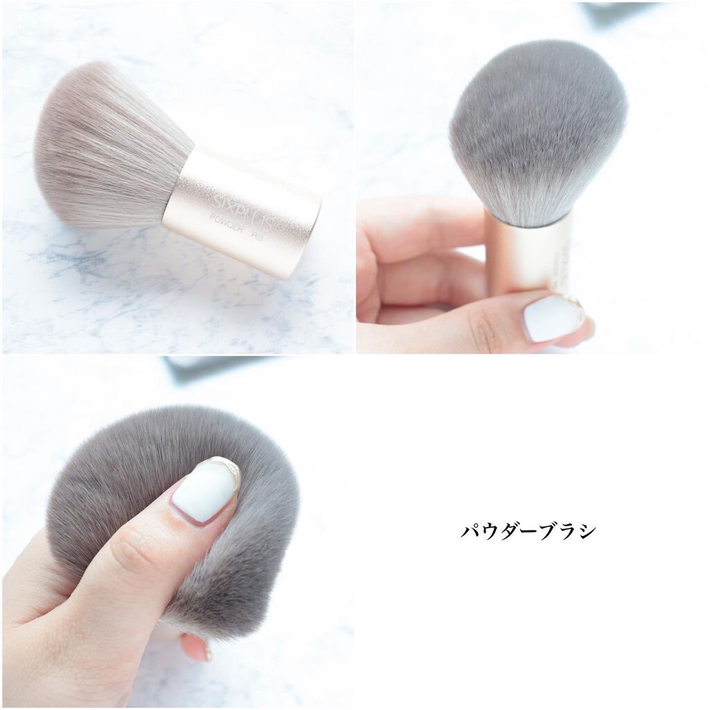 SIXPLUS 携帯用 メイクブラシ5本セット Playシリーズ/SIXPLUS/メイクブラシを使ったクチコミ(3枚目)