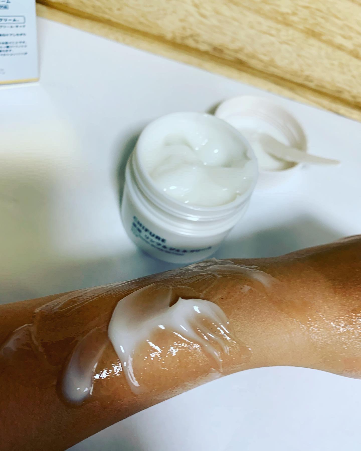 薬用 リンクルジェルクリーム/ちふれ/オールインワン化粧品を使ったクチコミ（1枚目）