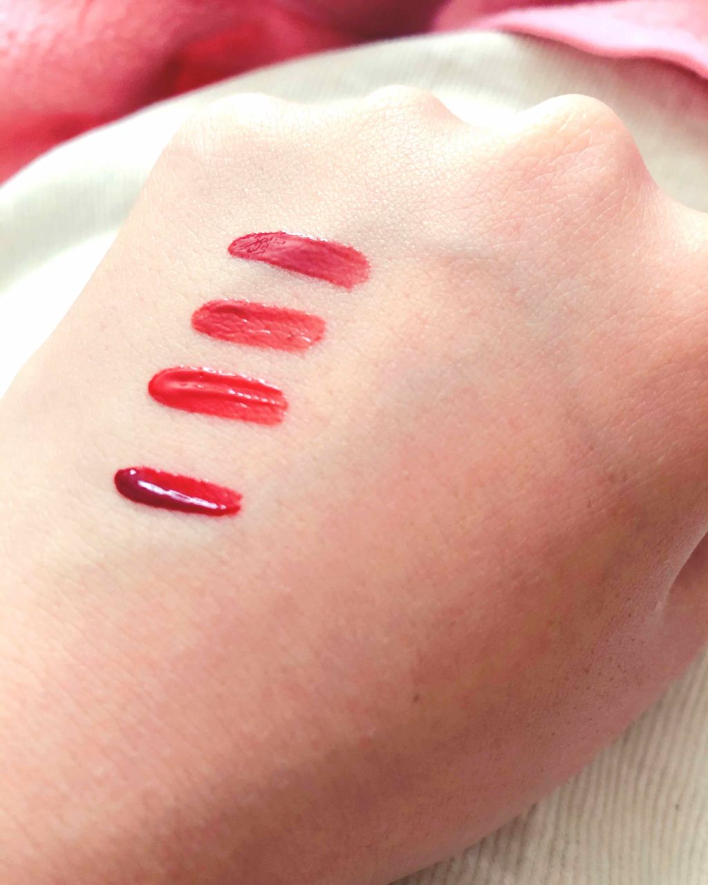 ジューシーラスティングティント/rom&nd/リップティントを使ったクチコミ（2枚目）