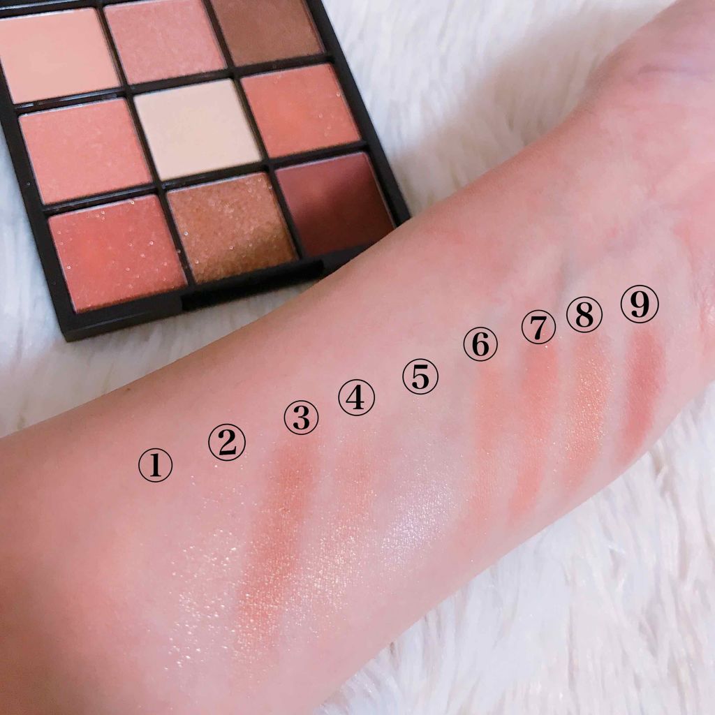 UR GLAM BLOOMING EYE COLOR PALETTE/U R GLAM/アイシャドウパレットを使ったクチコミ(3枚目)
