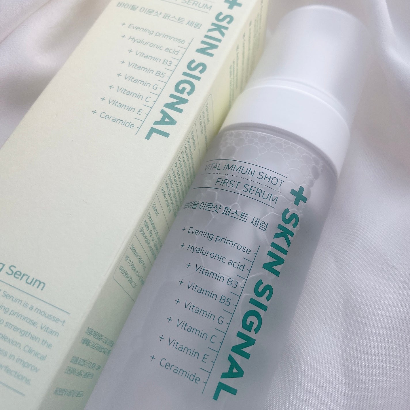 バイタルイミュンショットファーストバブルセラム/SKIN SIGNAL/美容液を使ったクチコミ(5枚目)