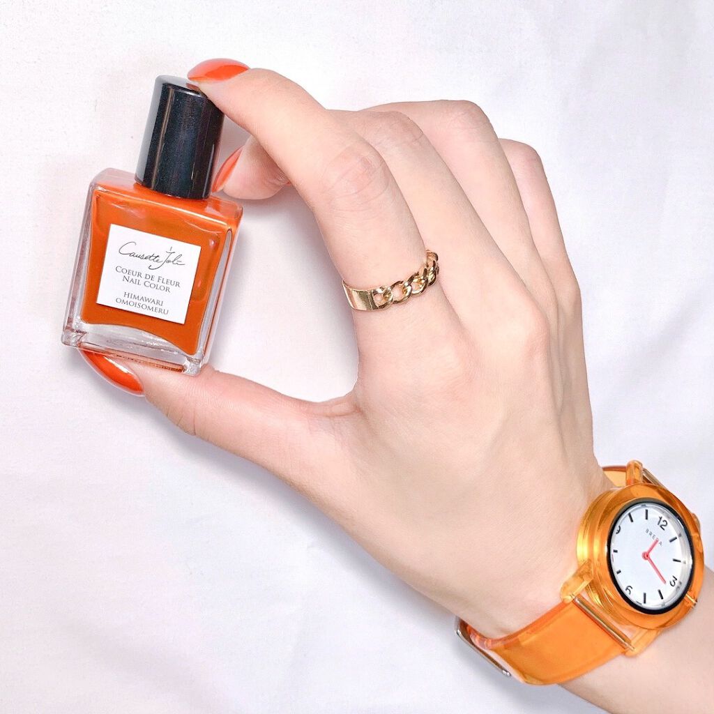 Coeur de Fleur Nail Color HIMAWARI OMOISOMERU 【ひまわりおもいそめる】/Causette.Joli/マニキュアを使ったクチコミ（1枚目）