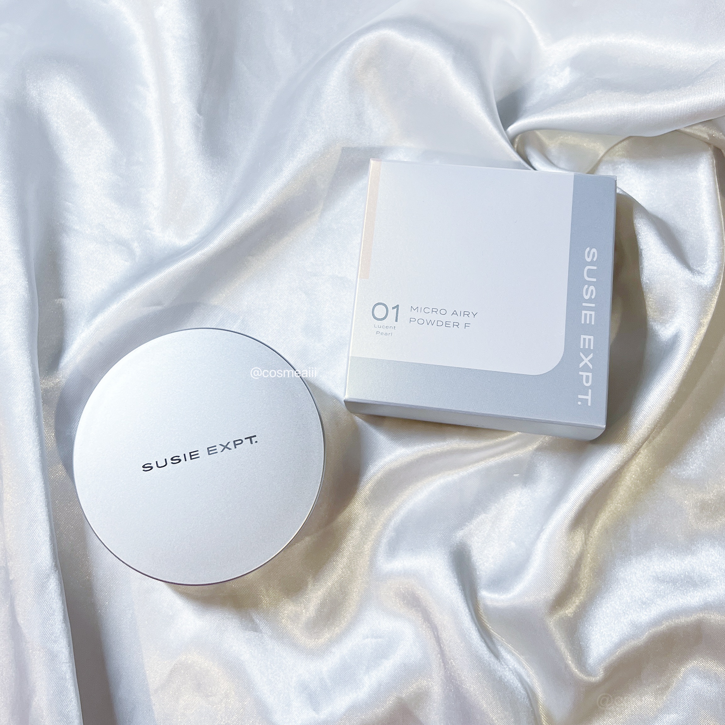 スージー エキスパート マイクロエアリーパウダーＦ/SUSIE N.Y./ルースパウダーを使ったクチコミ（2枚目）