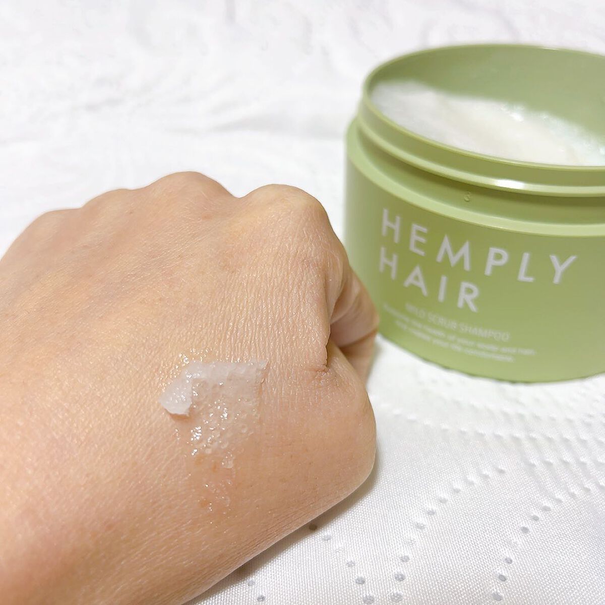 マイルドスクラブシャンプー/HEMPLY HAIR/市販シャンプーを使ったクチコミ(4枚目)