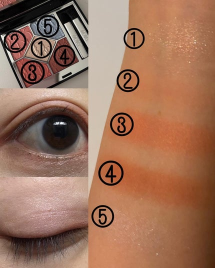 ディオールショウ サンク クルール/Dior/アイシャドウを使ったクチコミ(2枚目)