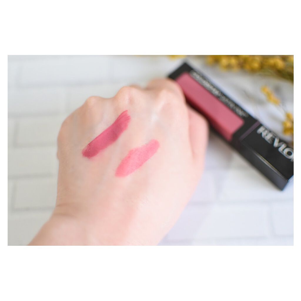 カラーステイ サテン インク 008 モーヴィー、ダーリン/REVLON/口紅を使ったクチコミ（3枚目）
