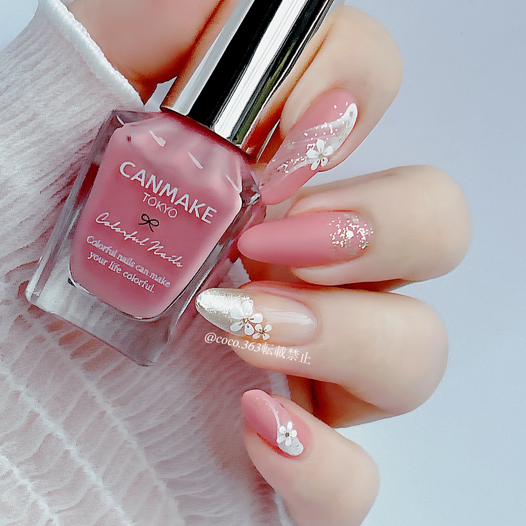 カラフルネイルズ/キャンメイク/マニキュアを使ったクチコミ（3枚目）