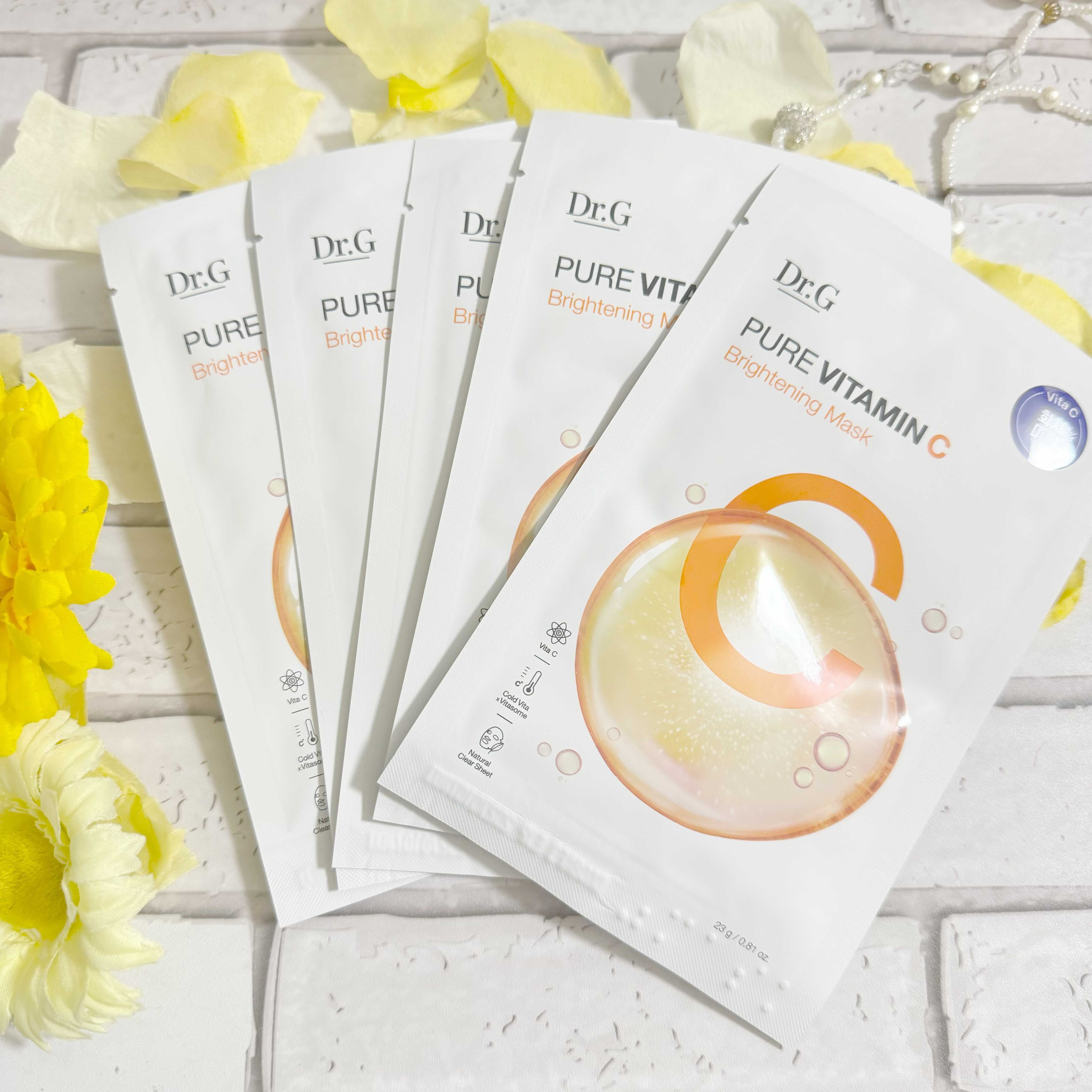 ドクタージー ピュア ビタミンC ブライトニングマスク/Dr.G/シートマスク・パックを使ったクチコミ（3枚目）
