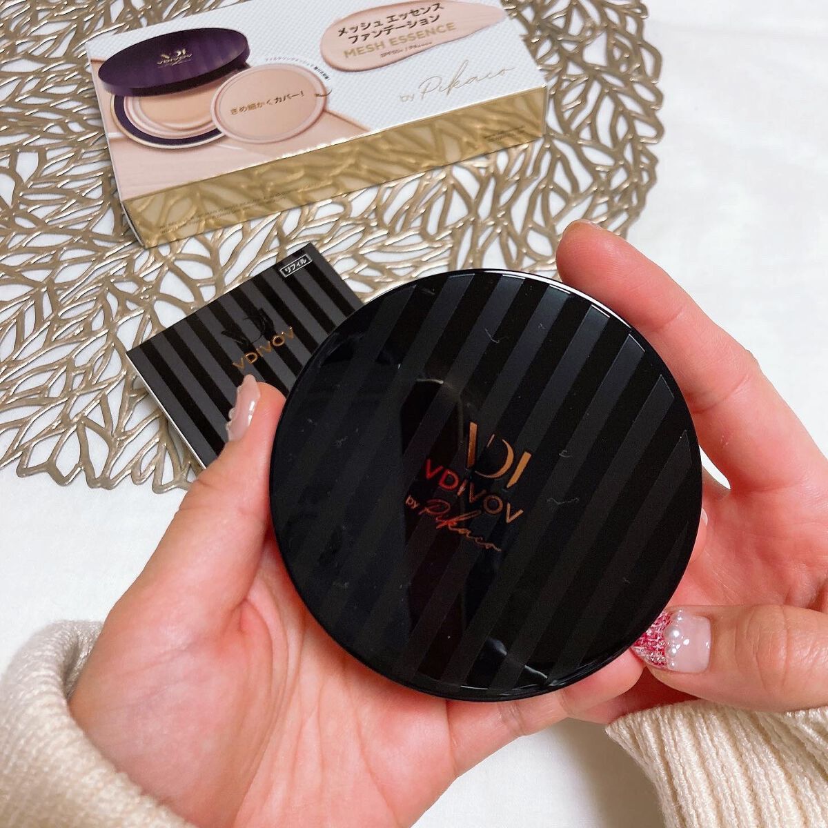 Rie_beauty on LIPS 「繊細で軽やかな密着カバーを実現するファンデーションビディボブメ..」(2枚目)