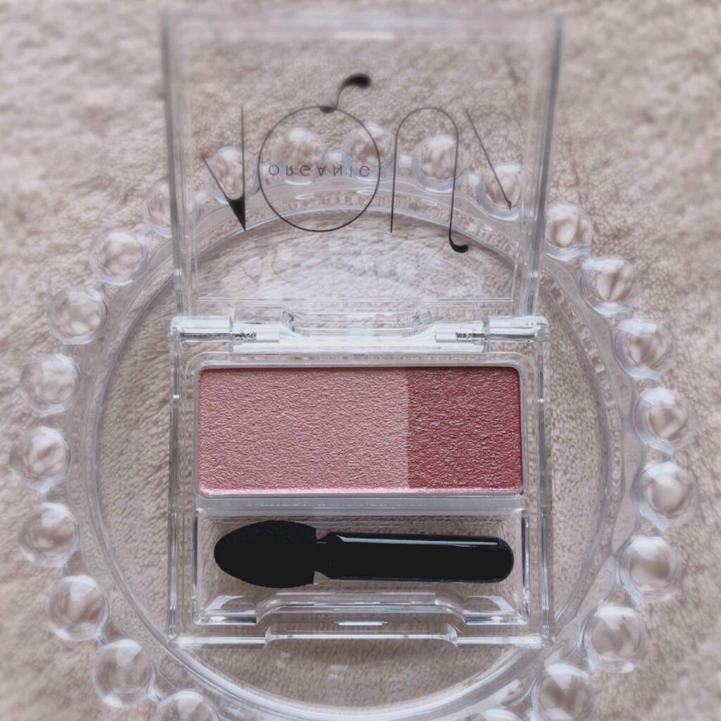 オーガニックデュオシャドー/アクア・アクア/アイシャドウパレットを使ったクチコミ(2枚目)