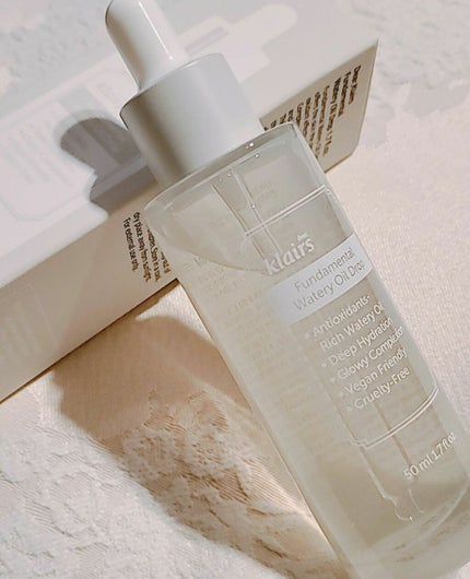 ファンダメンタルウォーターリーオイルドロップ(50ml)/Klairs/美容液を使ったクチコミ(2枚目)