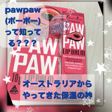 【pawpaw。それはパパイヤが生んだ保湿の神】

こんにちは。
最近購入してかなり気に入ったリップケア商品をご紹介します。

NATURE'S CARE PAWPAW Products
ＰＡＷＰＡＷリ