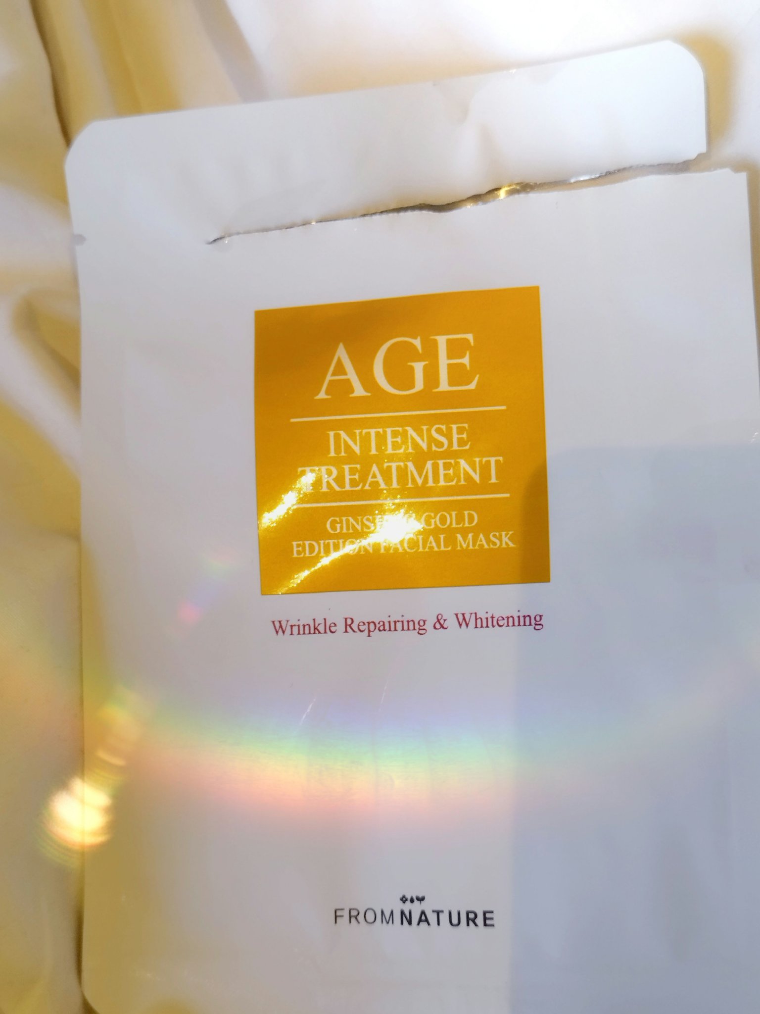 エイジ インテンストリートメント フェイシャルマスク/FROM NATURE/シートマスク・パックを使ったクチコミ（2枚目）