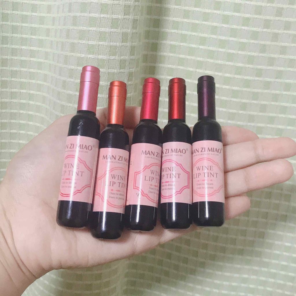 ワインリップティント/MAN ZI MIAO/リップティントを使ったクチコミ（1枚目）