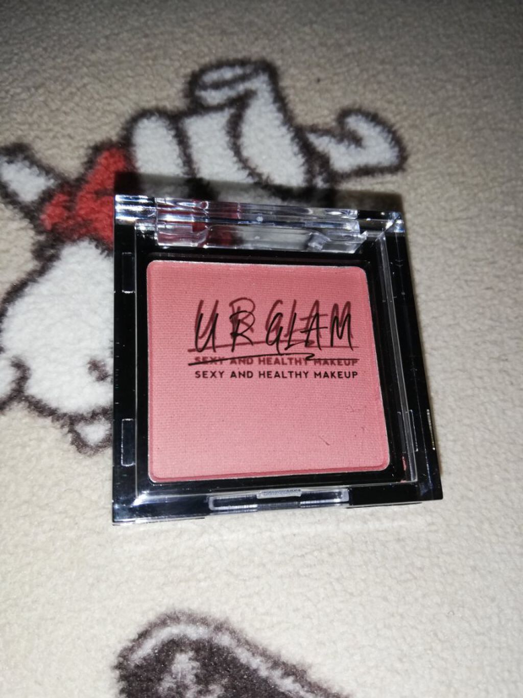 UR GLAM　POWDER EYESHADOW ロージーベージュ/U R GLAM/単色アイシャドウを使ったクチコミ（1枚目）