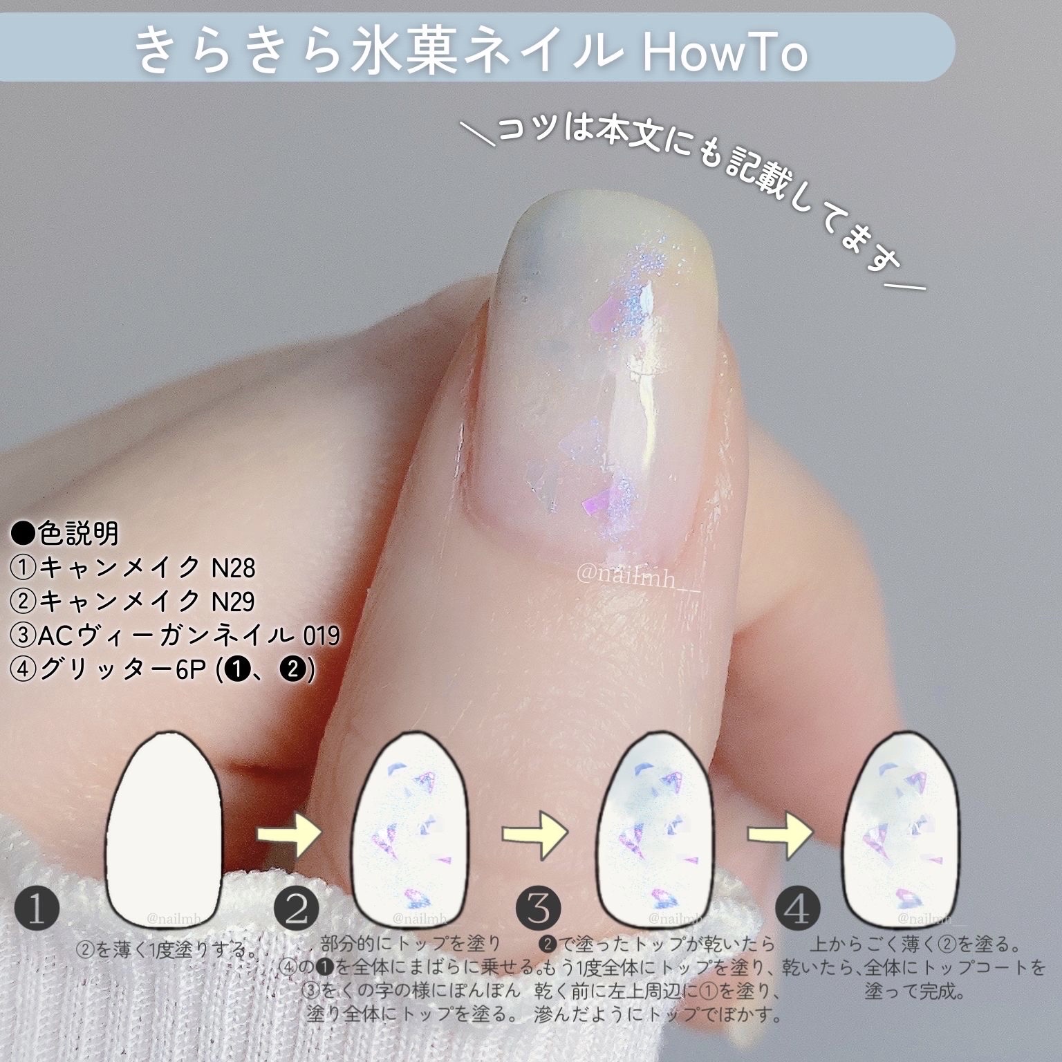 カラフルネイルズ/キャンメイク/マニキュアを使ったクチコミ（3枚目）