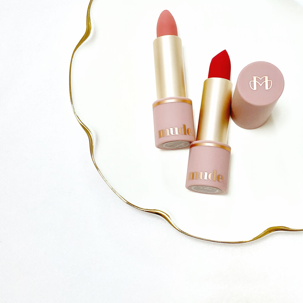 インスパイアマットリップ/mude./口紅を使ったクチコミ（1枚目）