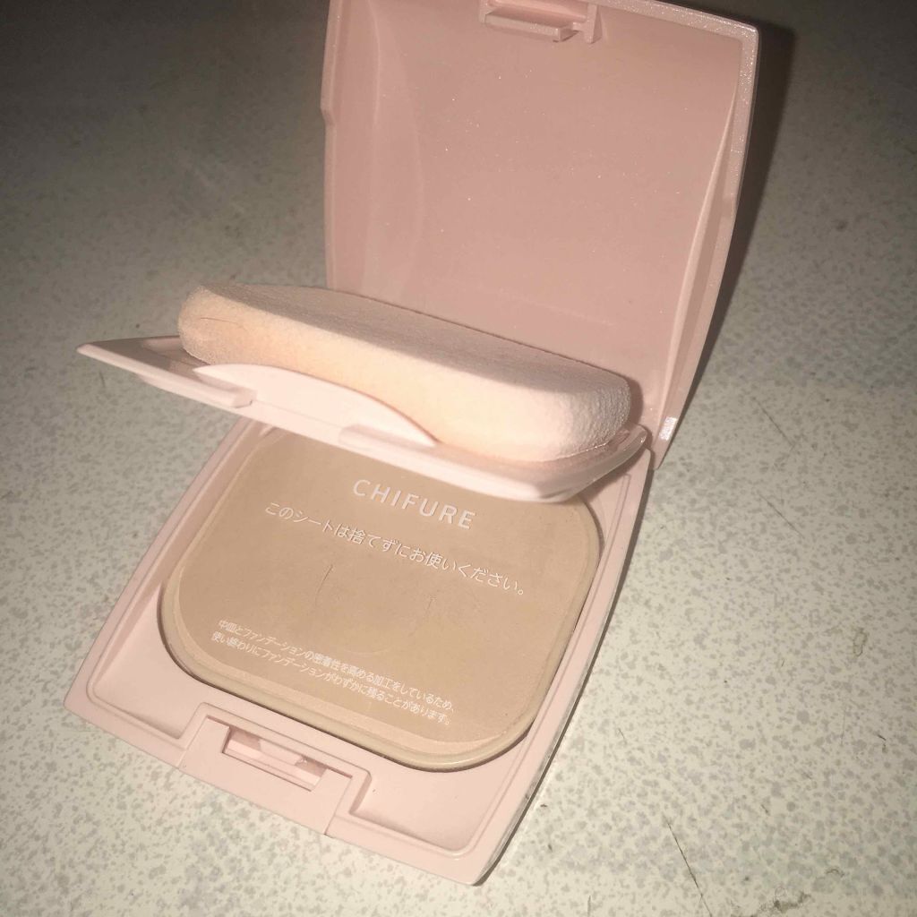 モイスチャー パウダー ファンデーション(スポンジ入り)/ちふれ/パウダーファンデーションを使ったクチコミ(1枚目)