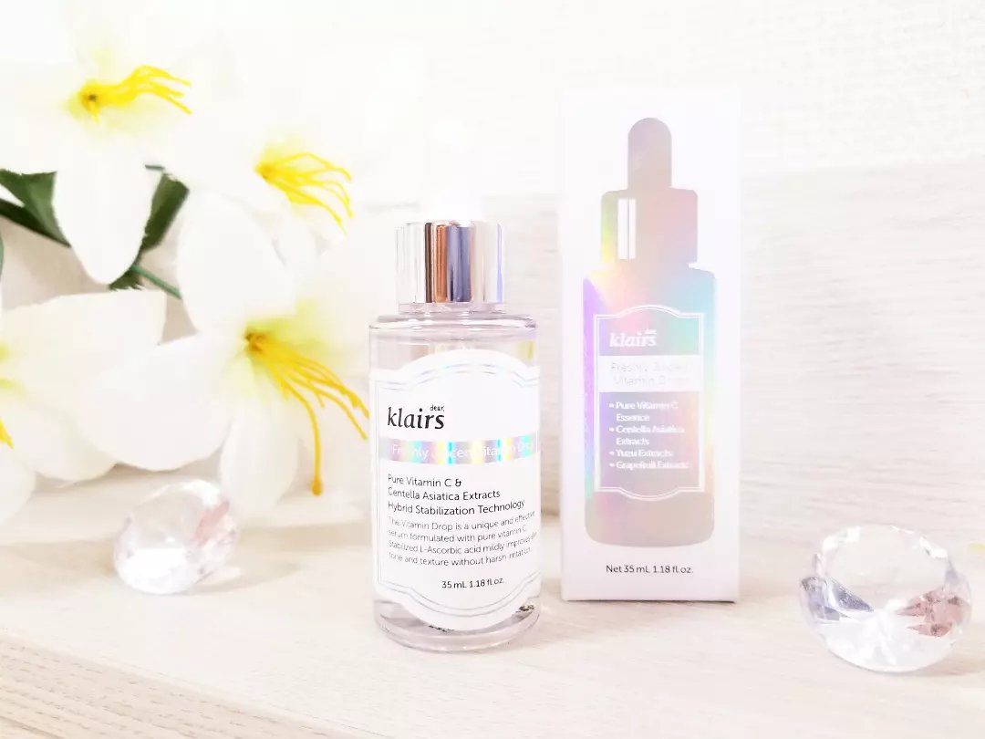 フレッシュリージュースドビタミンドロップ(35ml)/Klairs/美容液を使ったクチコミ（1枚目）