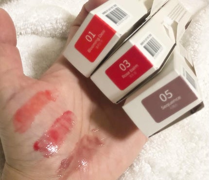 ベアグローペプチドメルティングバーム/PINATE/口紅を使ったクチコミ(5枚目)