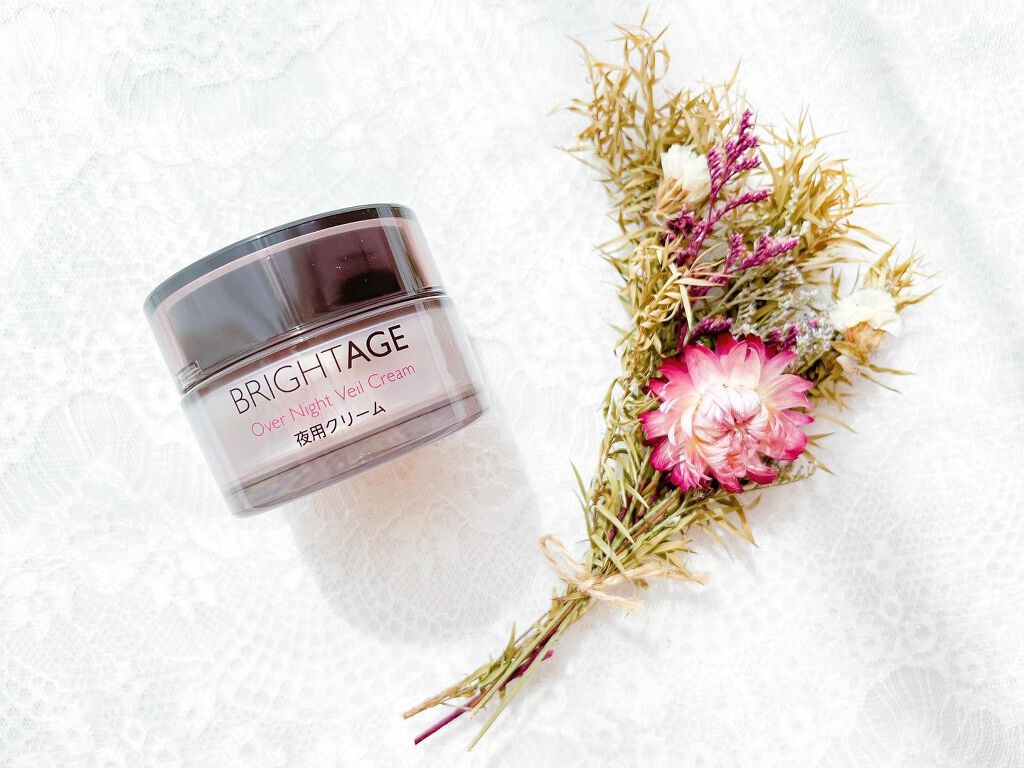 オーバーナイト ヴェールクリーム/BRIGHTAGE/フェイスクリームを使ったクチコミ（1枚目）