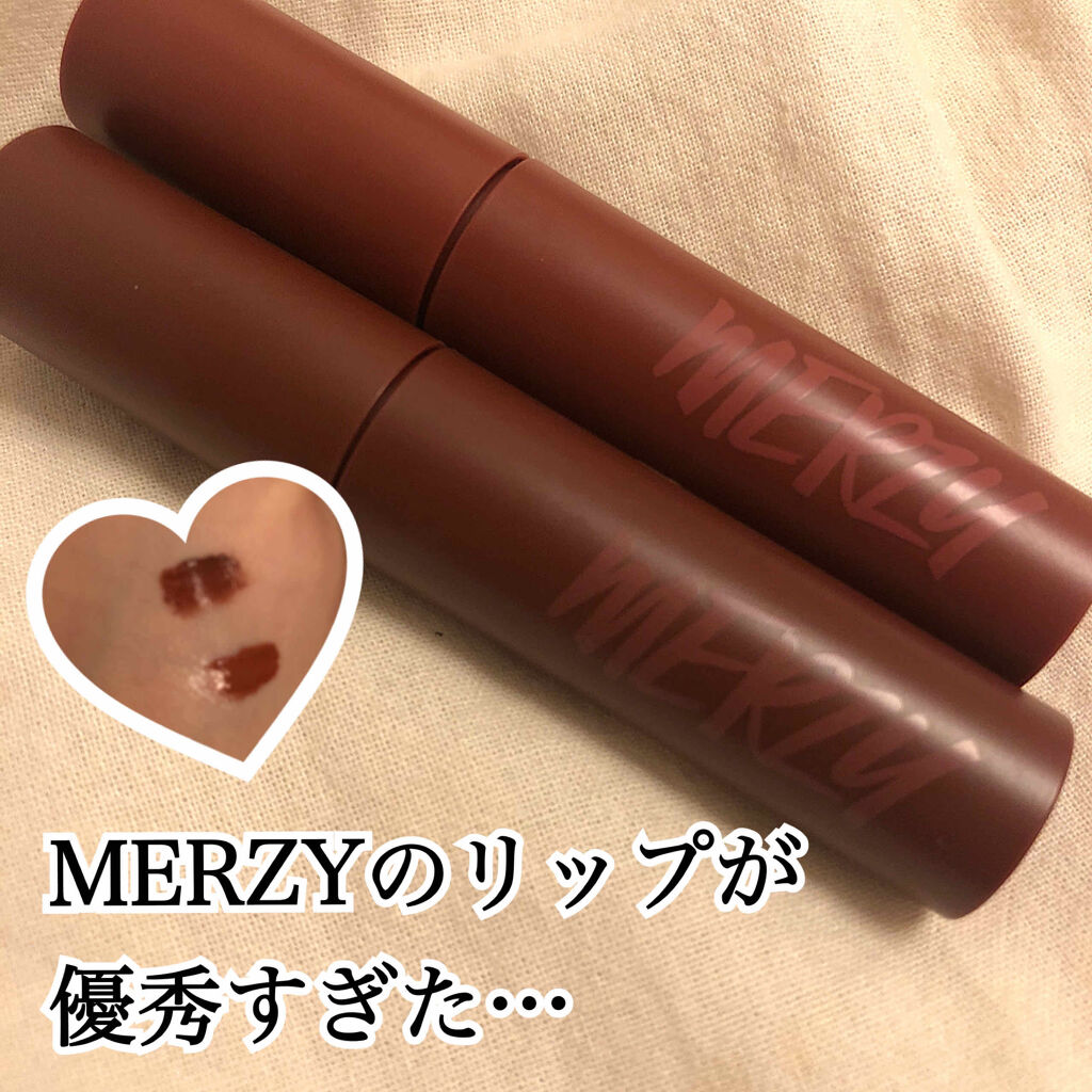 バイト ザ ビート メロウ ティント/MERZY/リップティントを使ったクチコミ（1枚目）