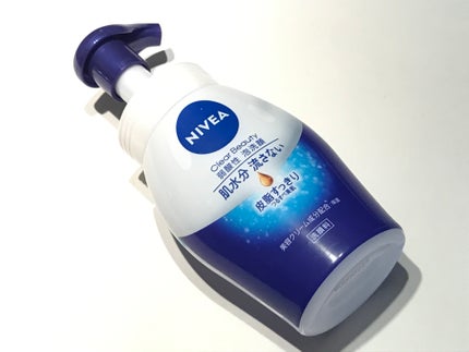 ニベア クリアビューティー弱酸性泡洗顔 皮脂すっきり/ニベア/泡洗顔を使ったクチコミ(1枚目)
