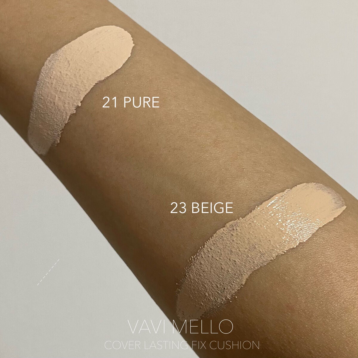 カバーラスティングフィックスクッション/VAVI MELLO/クッションファンデーションを使ったクチコミ(5枚目)