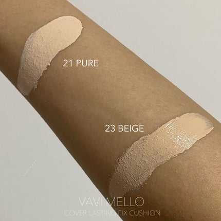 カバーラスティングフィックスクッション/VAVI MELLO/クッションファンデーションを使ったクチコミ(5枚目)