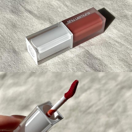 キヌケアグローアップ/shu uemura/口紅を使ったクチコミ(4枚目)